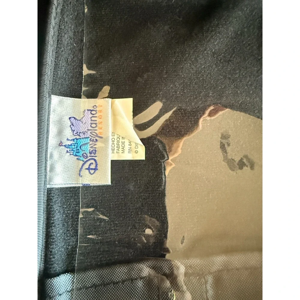 Disneyland Resort 2004 Sorcerer Mickey Pin Trading Bag A Whole New World Black